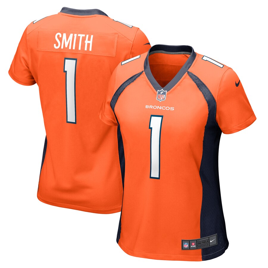Women's Denver Broncos Tremon Smith Nike Orange Game Jersey - Jersey