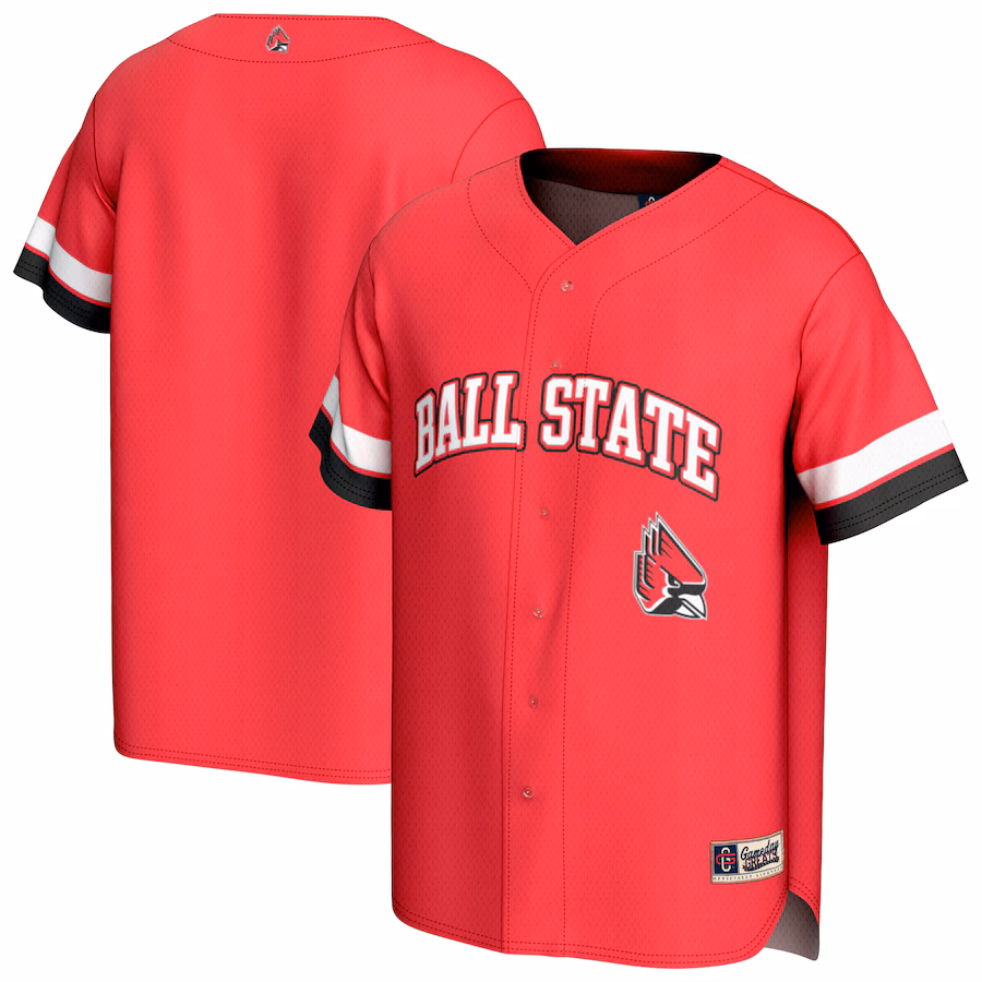 Youth GameDay Greats Cardinal Ball State Cardinals Spirit Baseball Jersey - Jersey