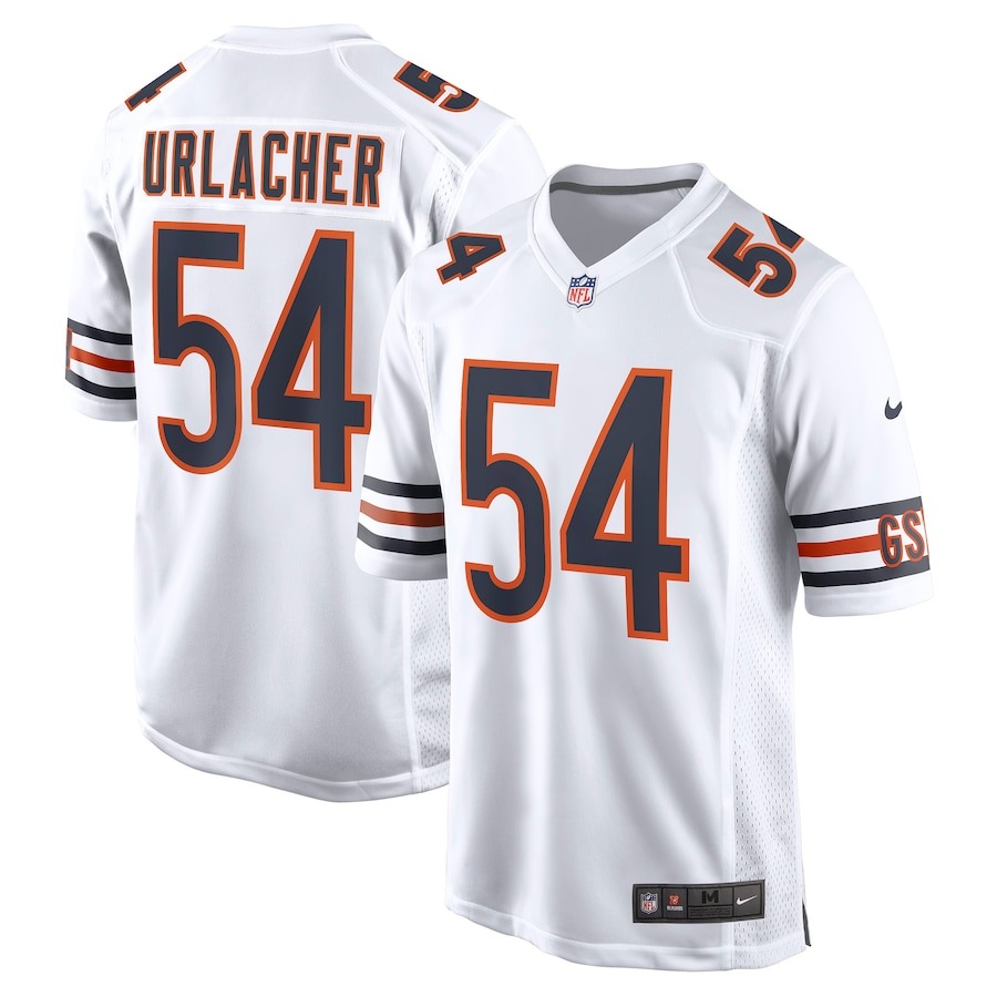 Men's Chicago Bears Brian Urlacher Nike White Retired Player Game Jersey - Jersey