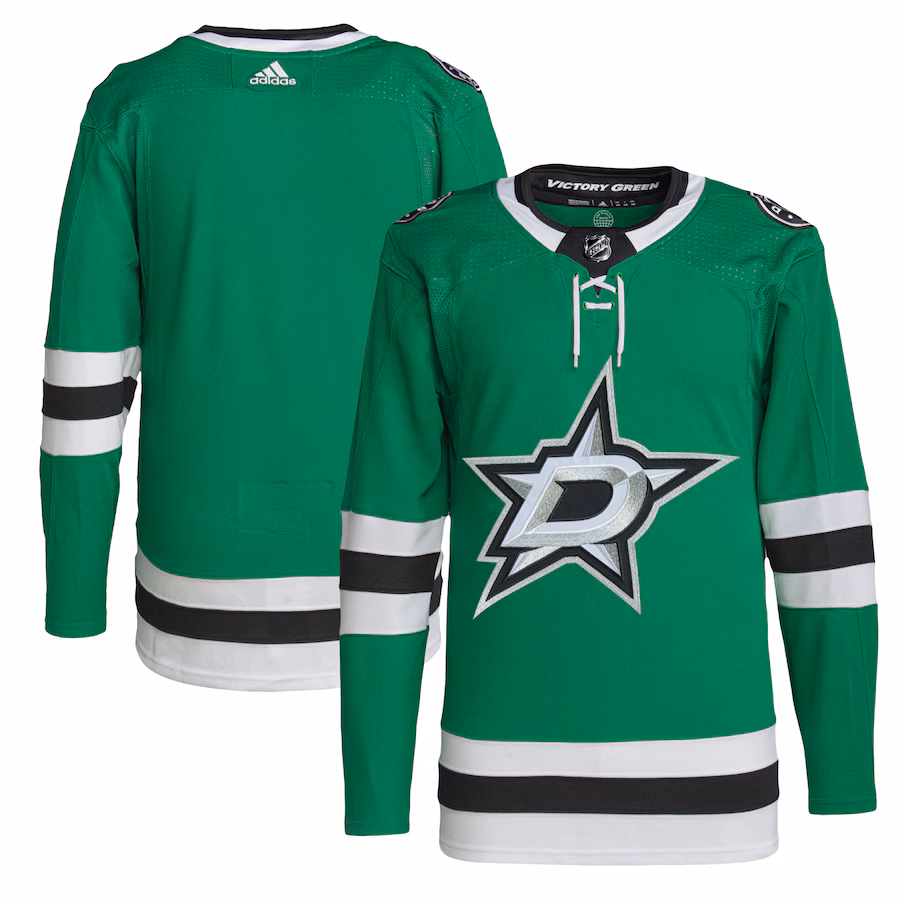 Men's Dallas Stars adidas Green Home Primegreen Authentic Jersey - Jersey