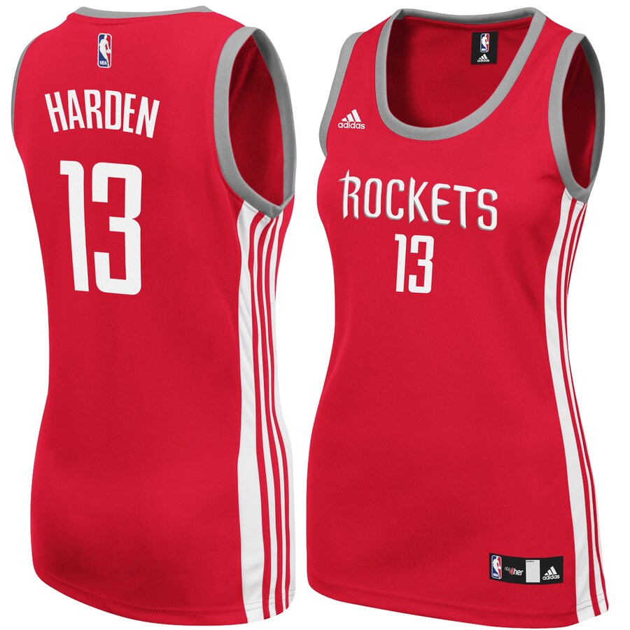 Women's Houston Rockets James Harden adidas Red Replica Jersey - Jersey