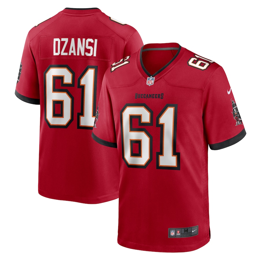 Men's Tampa Bay Buccaneers Silas Dzansi Nike Red Game Jersey - Jersey