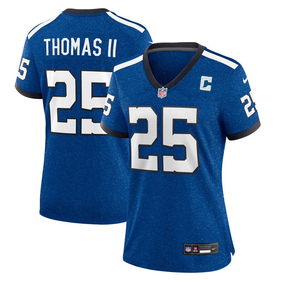 Women's Indianapolis Colts Rodney Thomas II Nike Royal Indiana Nights Alternate Game Jersey - Jersey
