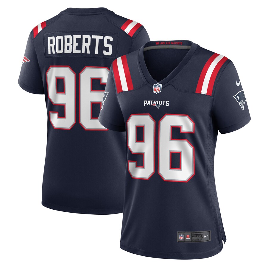 Women's New England Patriots Sam Roberts Nike Navy Game Player Jersey - Jersey