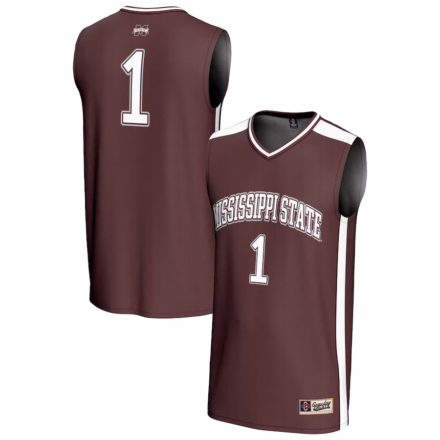 Unisex GameDay Greats #1 Maroon Mississippi State Bulldogs Lightweight Collegiate Basketball Fashion Jersey - Jersey