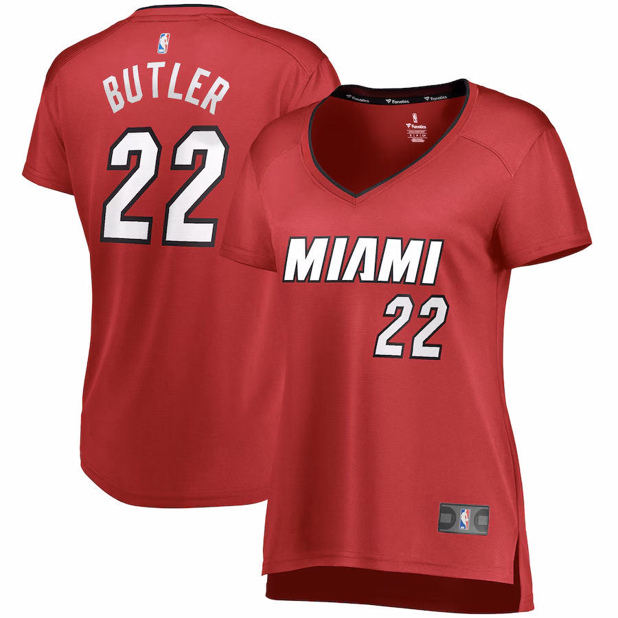 Women's Miami Heat Jimmy Butler Fanatics Red Fast Break Replica Jersey - Statement Edition - Jersey