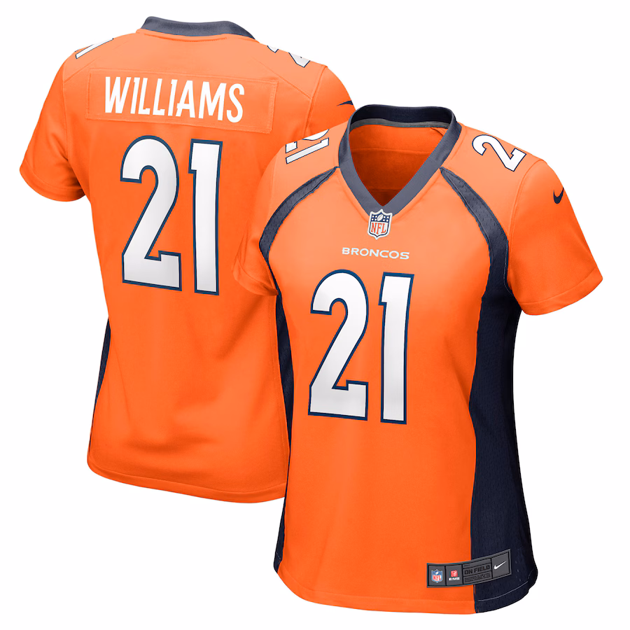 Women's Denver Broncos K'Waun Williams Nike Orange Game Jersey - Jersey
