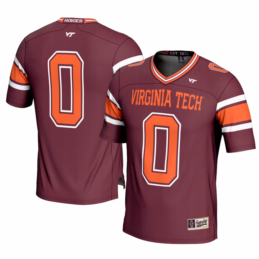 Youth GameDay Greats #0 Maroon Virginia Tech Hokies Football Jersey - Jersey
