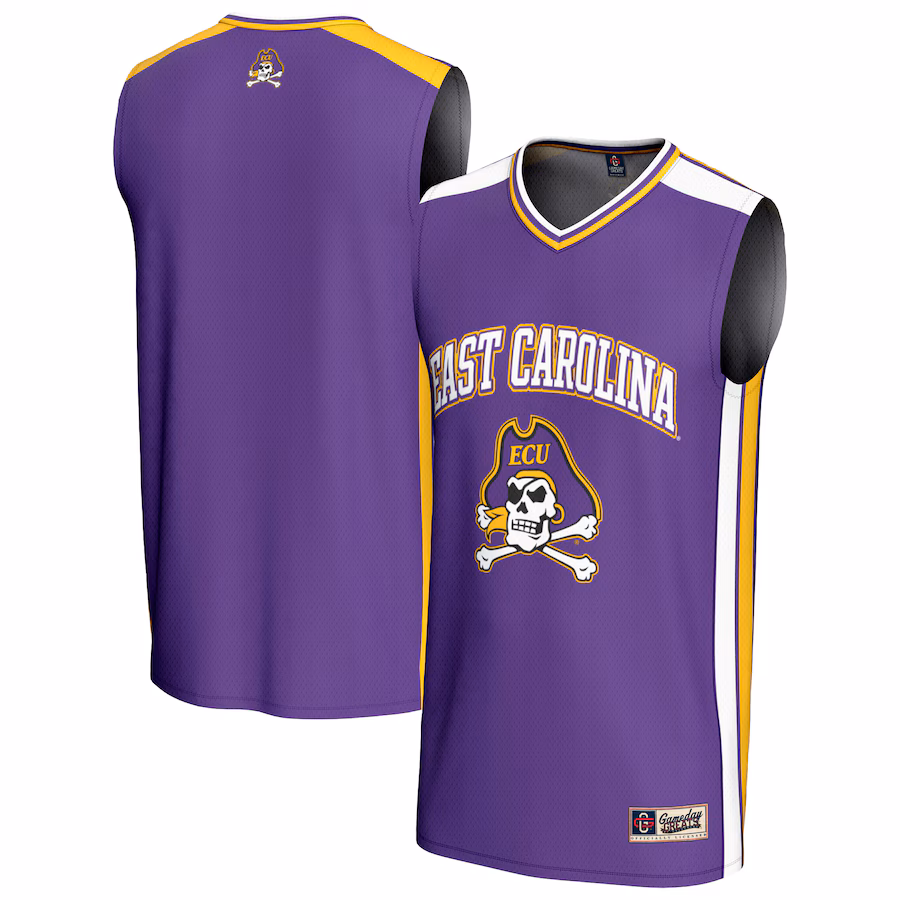 Youth GameDay Greats  Purple ECU Pirates Basketball Jersey - Jersey