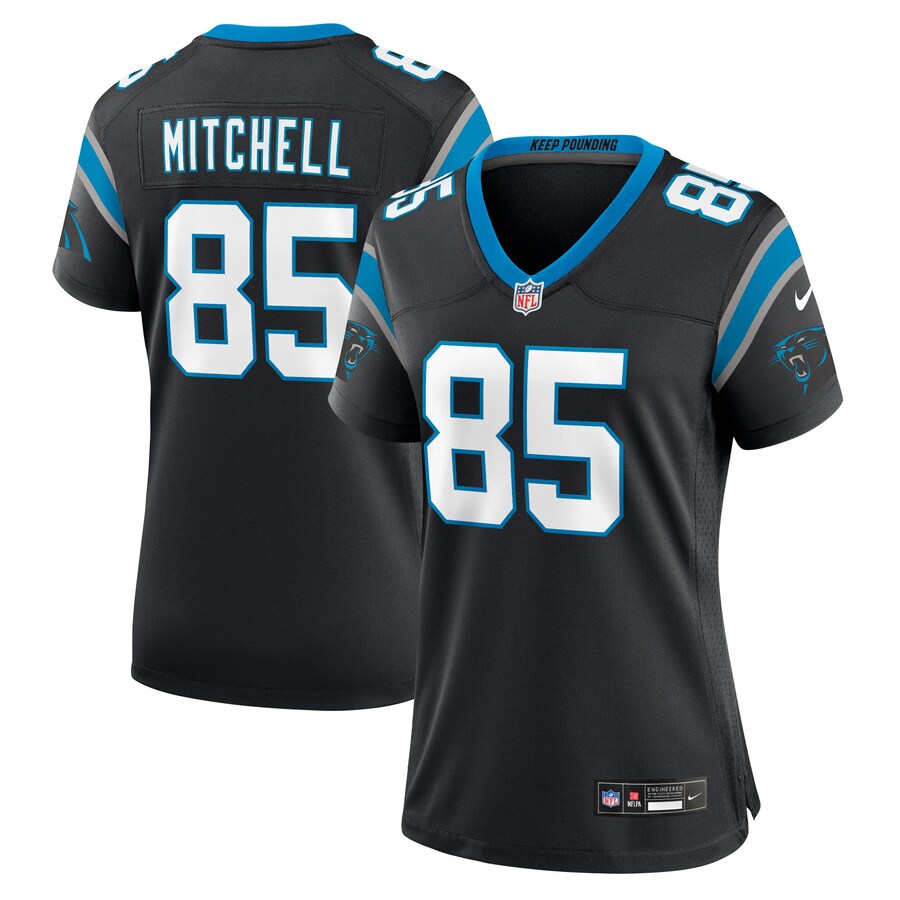 Women's Carolina Panthers James Mitchell Nike Black Team Game Jersey - Jersey