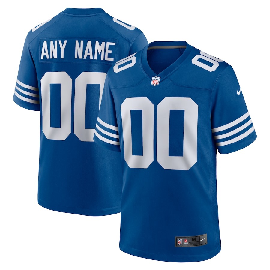 Men's Indianapolis Colts Nike Royal Alternate Custom Jersey - Jersey