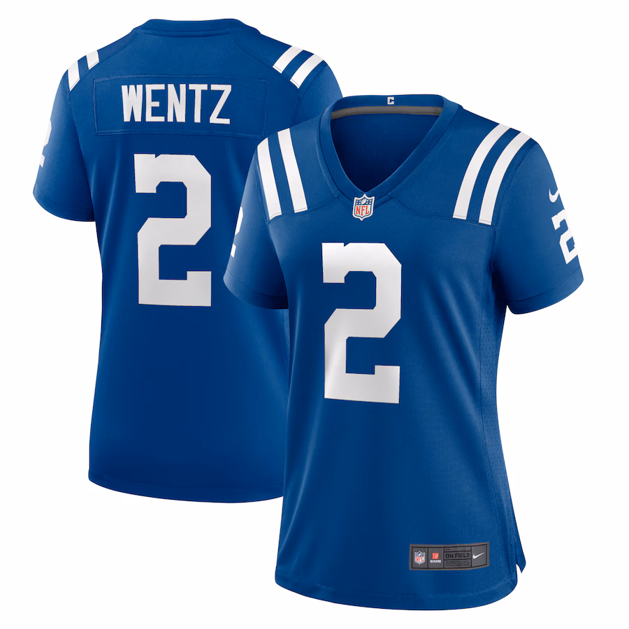 Women's Indianapolis Colts Carson Wentz Nike Royal Game Jersey - Jersey