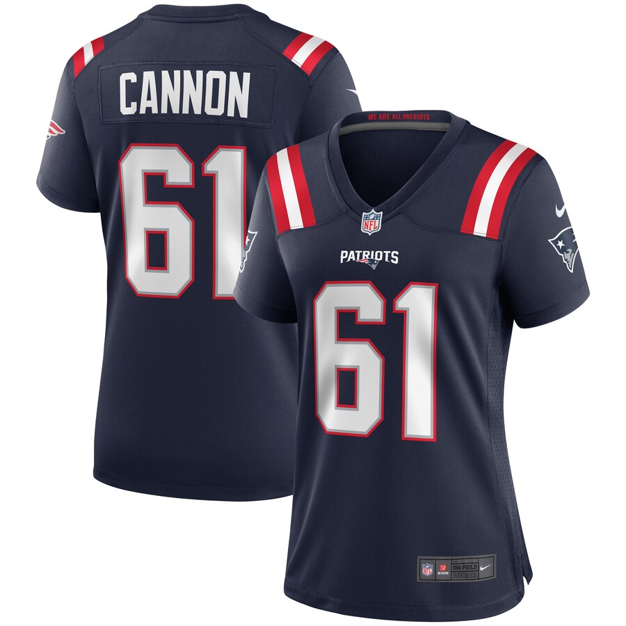 Women's New England Patriots Marcus Cannon Nike Navy Game Jersey - Jersey