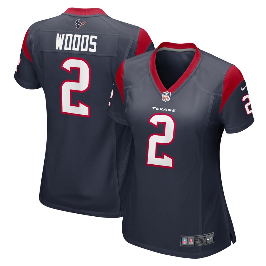 Women's Houston Texans Robert Woods Nike  Navy  Game Jersey - Jersey