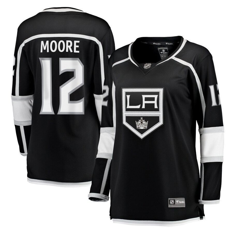 Women's Los Angeles Kings Trevor Moore Fanatics Branded Black Home Breakaway Player Jersey - Jersey
