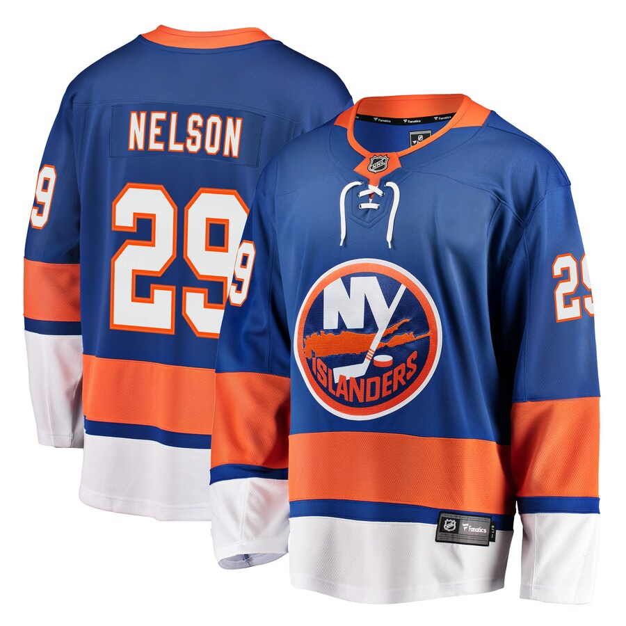 Men's New York Islanders Brock Nelson Fanatics Branded Royal Breakaway Player Jersey - Jersey