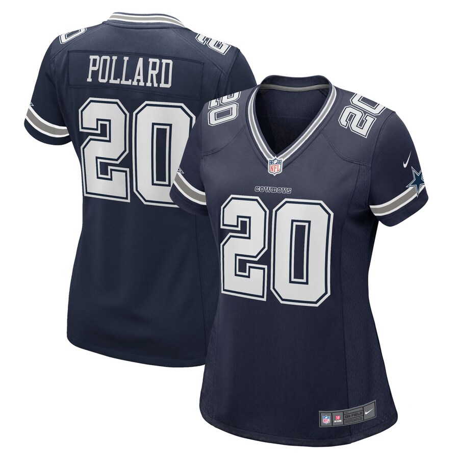 Women's Dallas Cowboys Tony Pollard Nike Navy Game Player Jersey - Jersey