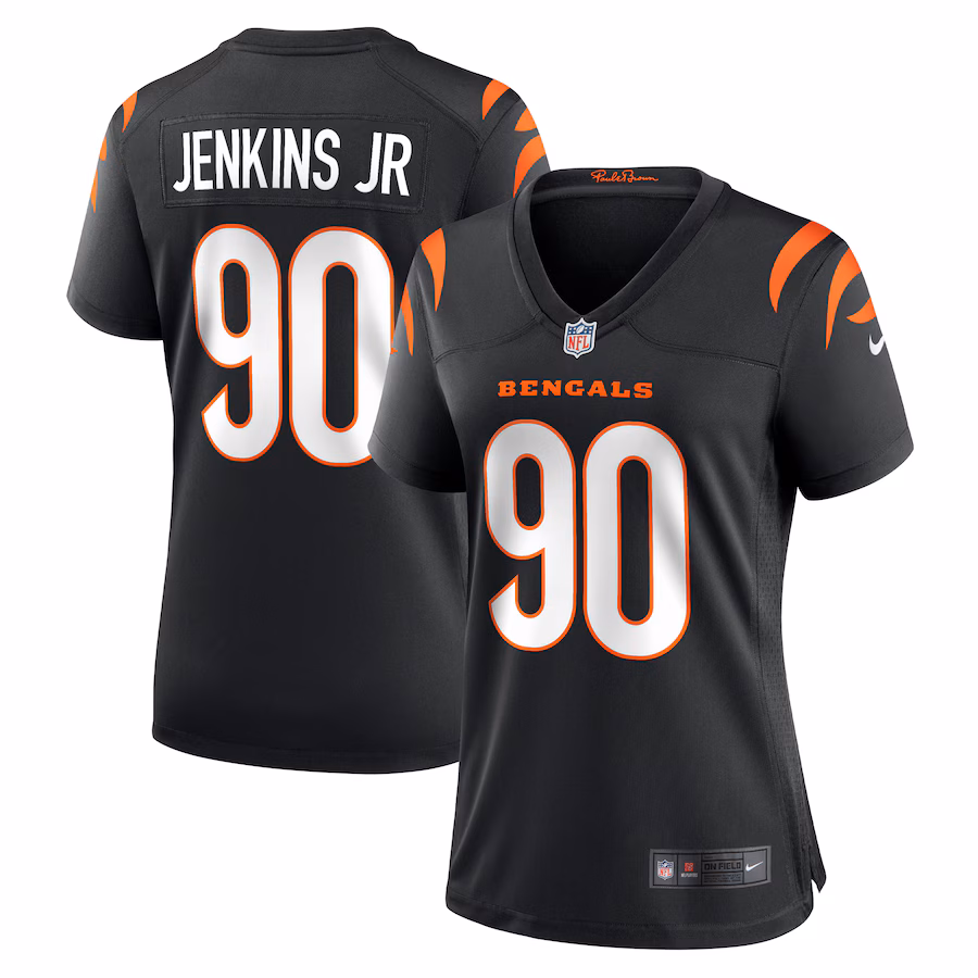 Women's Cincinnati Bengals Kris Jenkins Jr. Nike Black Game Jersey - Jersey