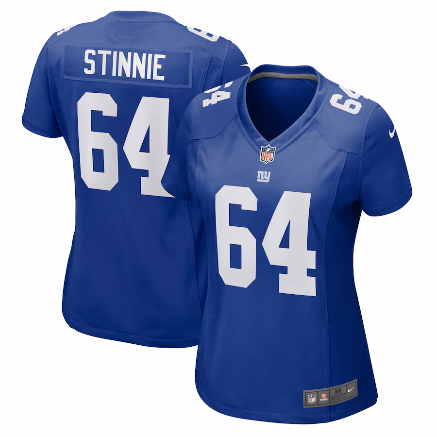 Women's New York Giants Aaron Stinnie Nike Royal Game Jersey - Jersey