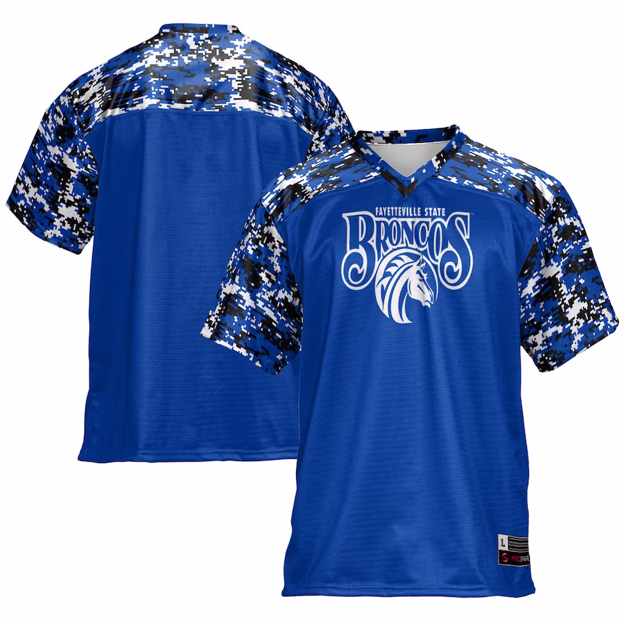 Fayetteville State Broncos GameDay Greats Football Jersey - Blue - Jersey