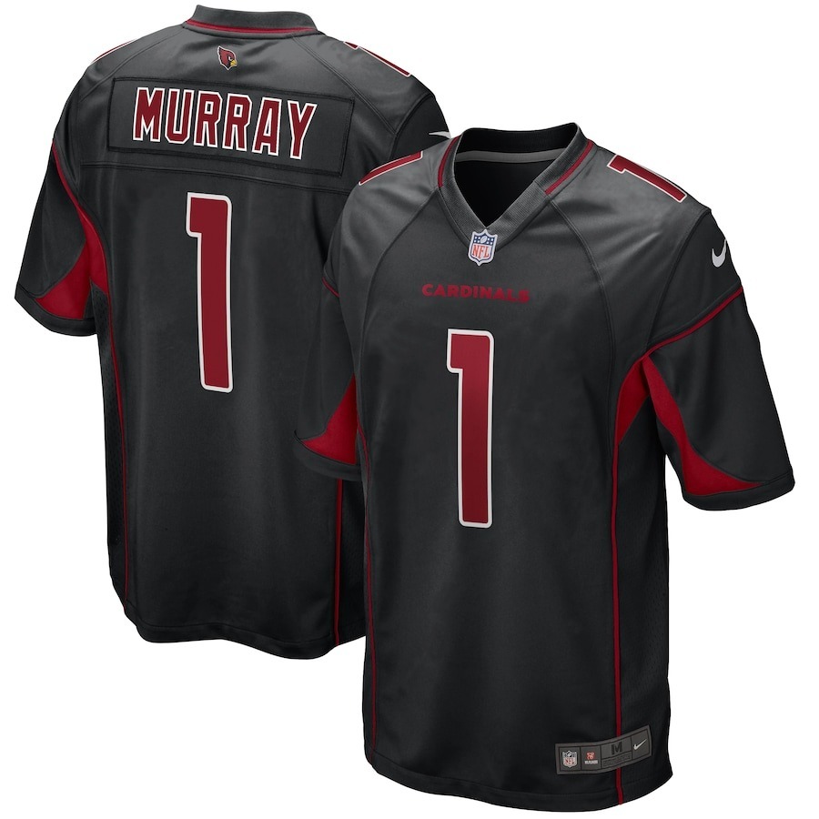 Men's Arizona Cardinals Kyler Murray Nike Black 2nd Alternate Game Jersey - Jersey