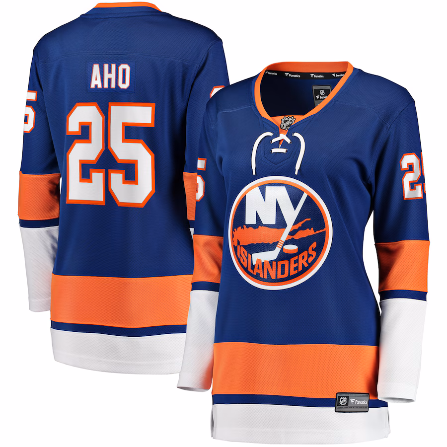 Women's New York Islanders Sebastian Aho Fanatics Royal Home Breakaway Player Jersey - Jersey
