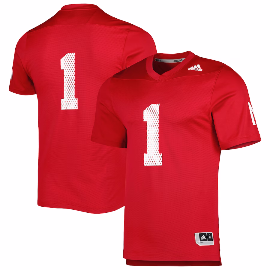 Nebraska Huskers adidas 1983 Scoring Explosion Replica Jersey - Scarlet - Jersey