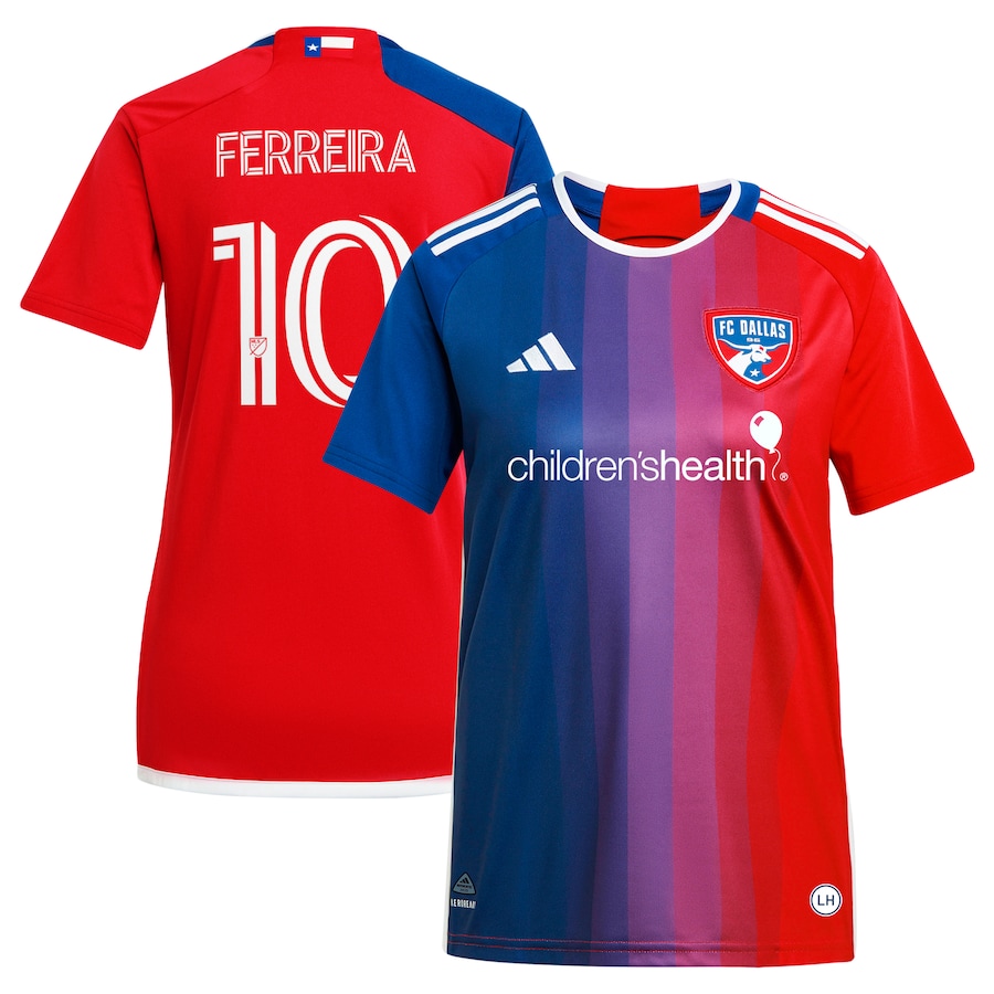 Women's FC Dallas Jesus Ferreira adidas Navy 2024 After Burner Replica Player Jersey - Jersey