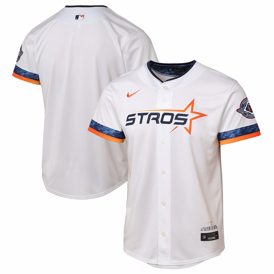 Youth Houston Astros Nike White 2025 City Connect Limited Jersey - Jersey