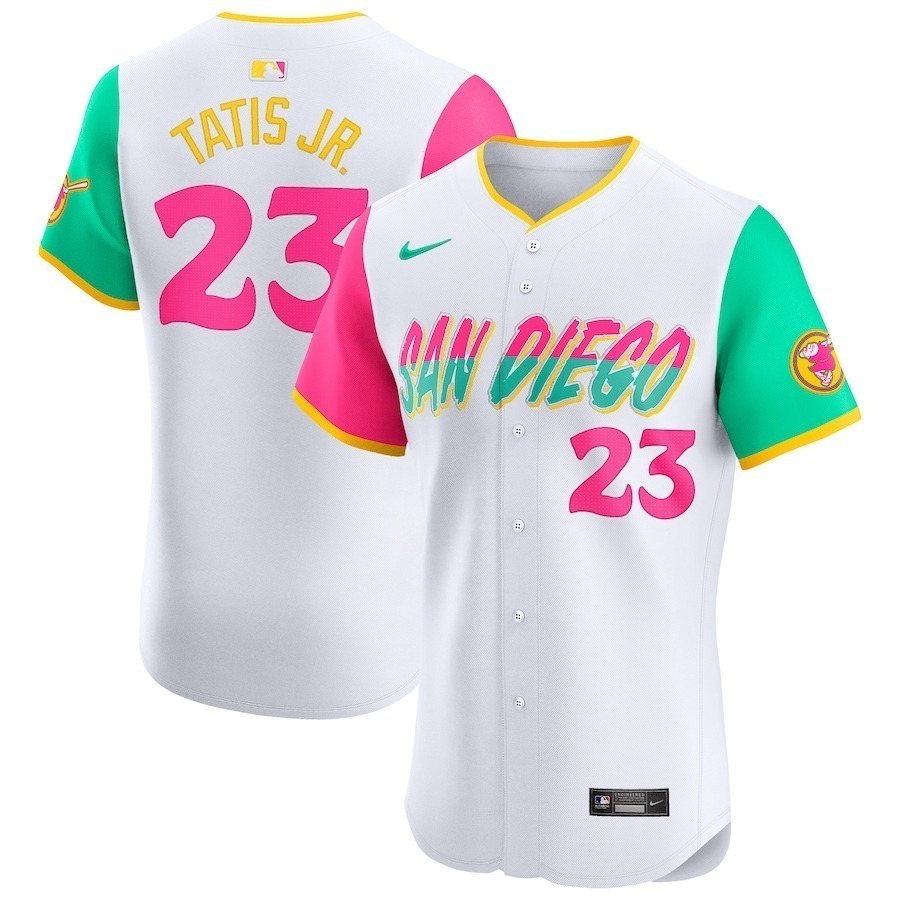Men's San Diego Padres Fernando Tatis Jr. Nike White City Connect Elite Player Jersey - Jersey