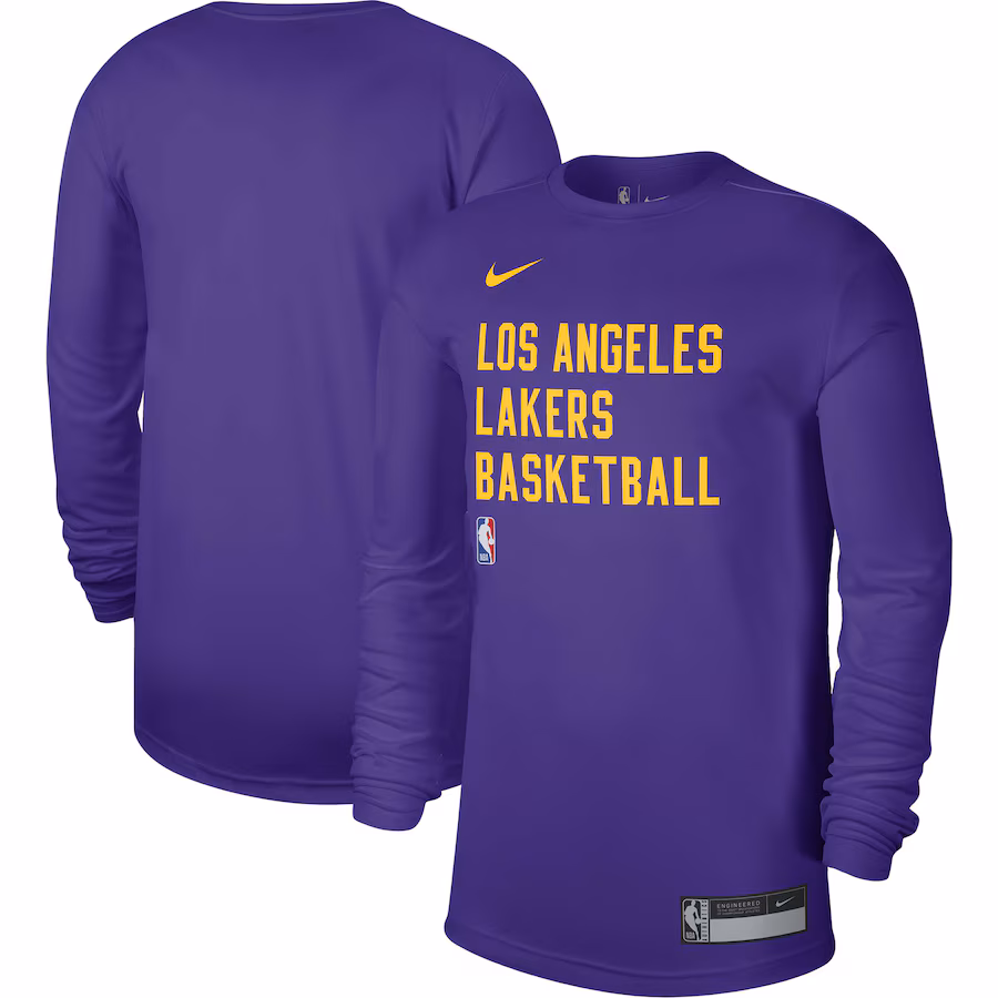 Unisex Los Angeles Lakers Nike Purple 2023/24 Legend On-Court Practice Long Sleeve T-Shirt - Jersey