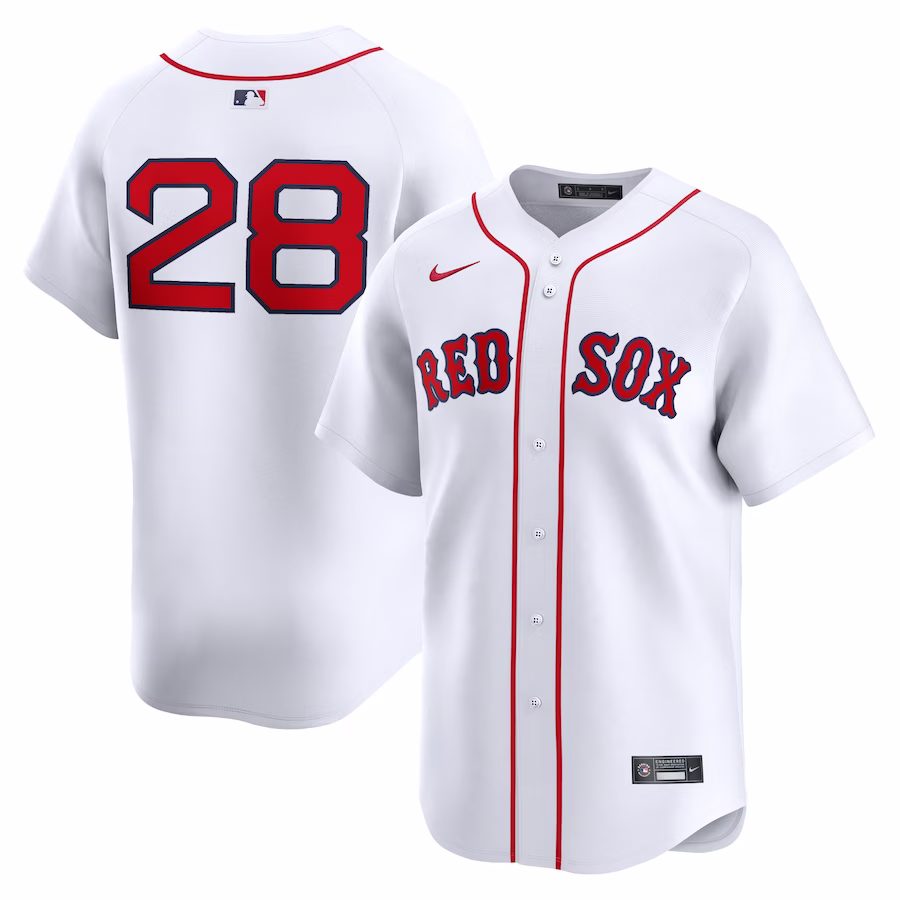 Men's Boston Red Sox Corey Kluber Nike White Home Limited Player Jersey - Jersey
