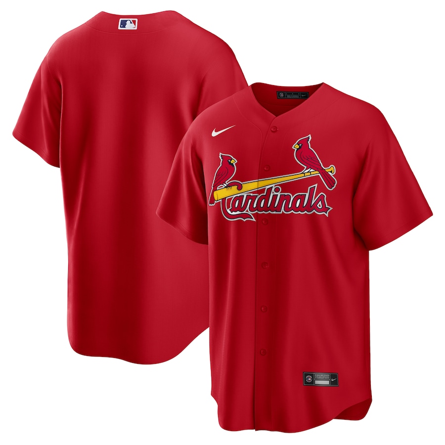 Men's St. Louis Cardinals  Nike Red Big & Tall Alternate Replica Team Jersey - Jersey