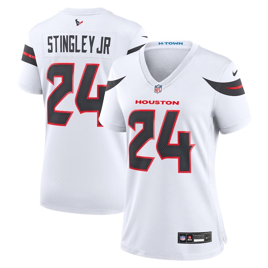 Women's Houston Texans Derek Stingley Jr. Nike White Game Jersey - Jersey