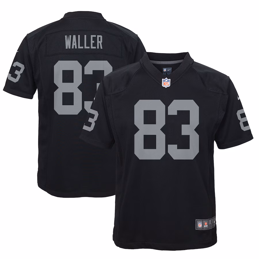 Youth Las Vegas Raiders Darren Waller Nike Black Game Jersey - Jersey