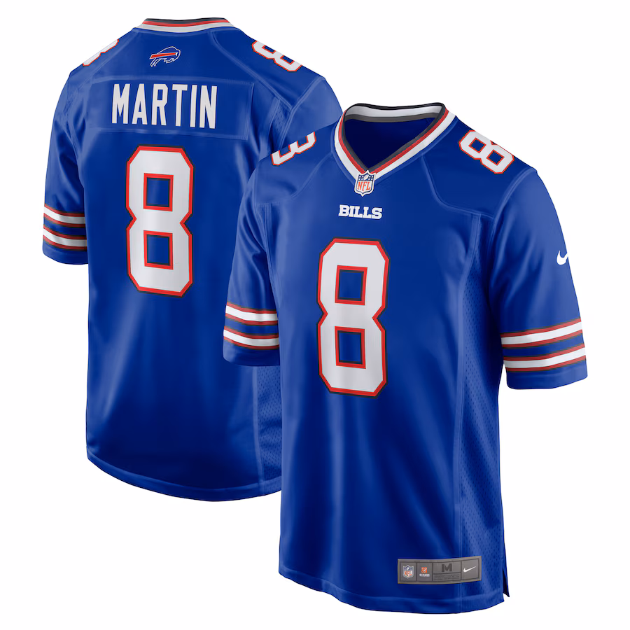 Men's Buffalo Bills Sam Martin Nike Royal Game Player Jersey - Jersey