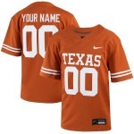 Texas Longhorns Nike Youth Custom Football Game Jersey – Texas Orange - Jersey