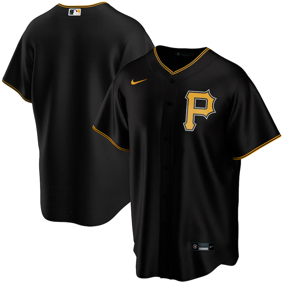 Youth Pittsburgh Pirates Nike Black Alternate Replica Team Jersey - Jersey