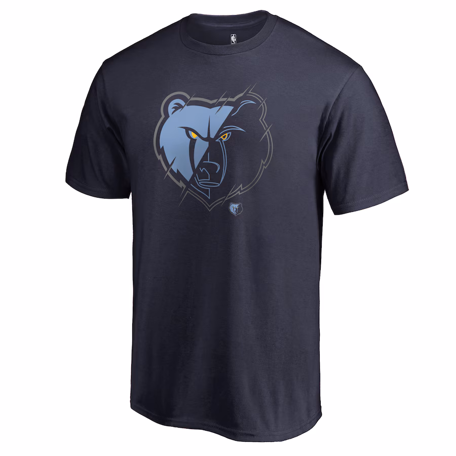Men's Memphis Grizzlies Navy X-Ray T-Shirt - Jersey