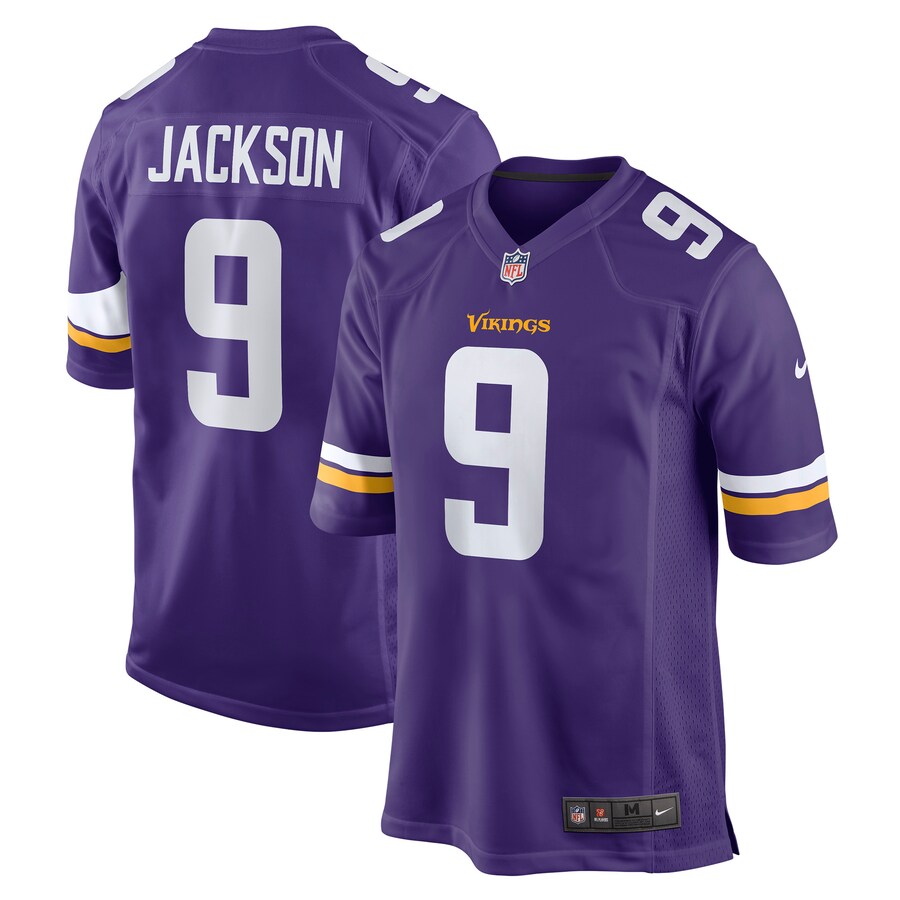 Men's Minnesota Vikings Trishton Jackson Nike Purple Game Jersey - Jersey