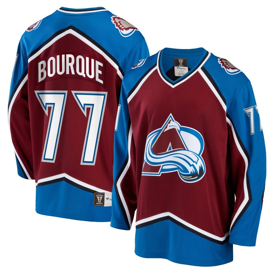 Men's Colorado Avalanche Fanatics Branded Burgundy Breakaway Retired Player Jersey - Jersey