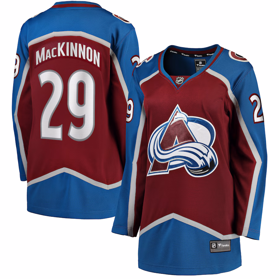 Women's Colorado Avalanche Nathan MacKinnon Fanatics Maroon Home Breakaway Player Jersey - Jersey