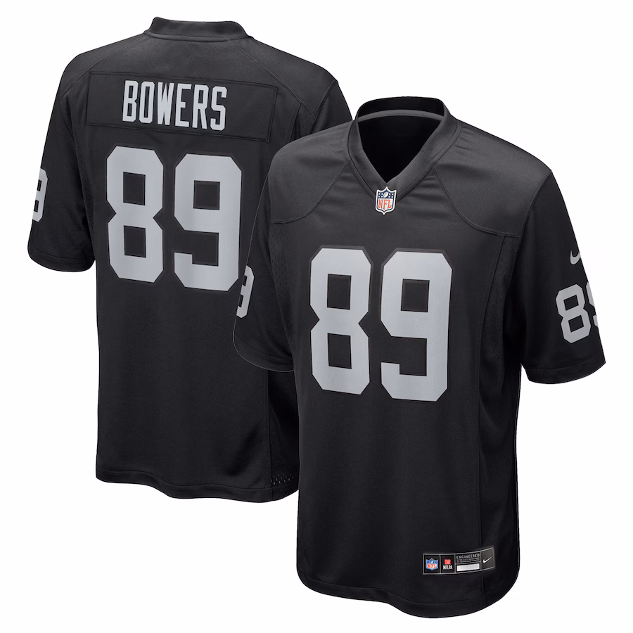 Youth Las Vegas Raiders Brock Bowers Nike Black Game Jersey - Jersey