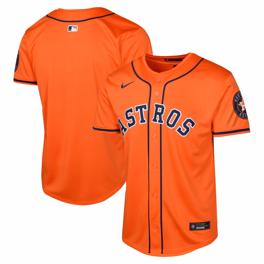 Youth Houston Astros Nike Orange Alternate Limited Jersey - Jersey