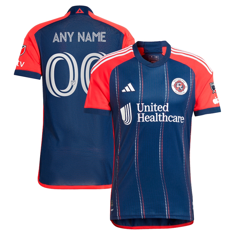 Men's New England Revolution  adidas Navy 2024 Boston Tea Party Authentic Custom Jersey - Jersey