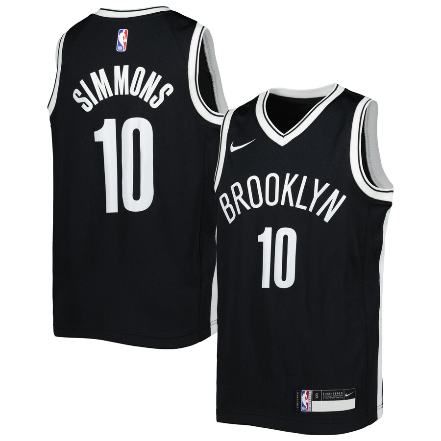Youth Brooklyn Nets Ben Simmons Nike Black Swingman Jersey - Icon Edition - Jersey
