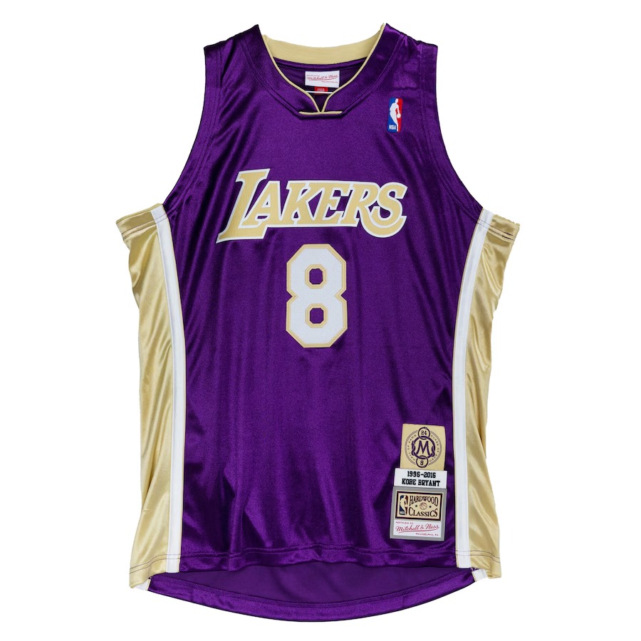 Men's Los Angeles Lakers Kobe Bryant Mitchell & Ness Purple Hall of Fame Class of 2020 #8 Authentic Jersey - Jersey