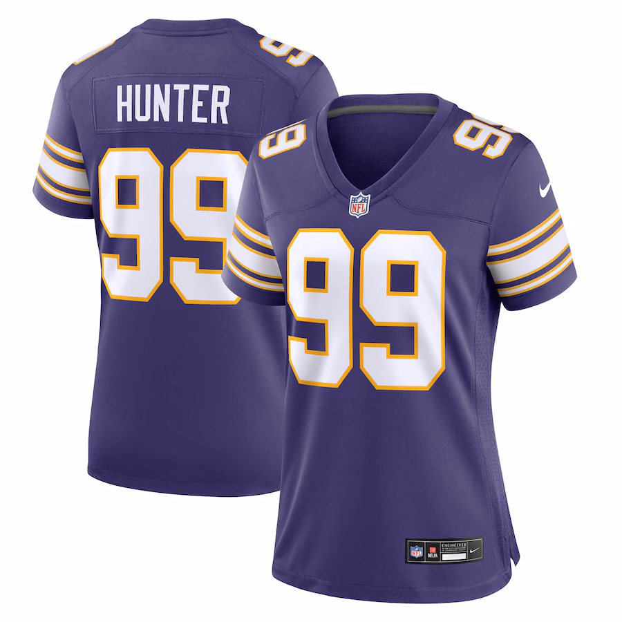 Women's Minnesota Vikings Danielle Hunter Nike Purple Classic Player Game Jersey - Jersey