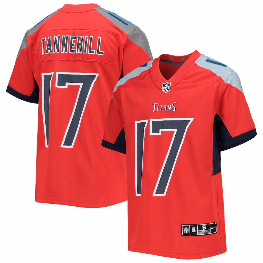 Youth Tennessee Titans Ryan Tannehill Nike Red Inverted Team Game Jersey - Jersey
