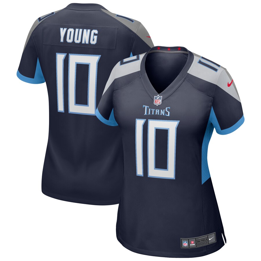 Women's Tennessee Titans Vince Young Nike Navy Game Retired Player Jersey - Jersey
